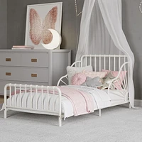 Little Seeds Quinn Whimsical Metal Toddler Bed