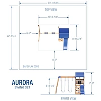 Backyard Discovery Aurora Cedar Swing Set