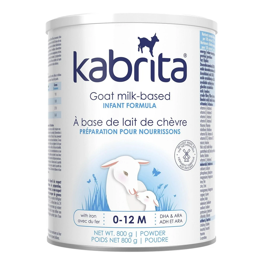 Kabrita Goat Milk Infant Formula, 0-12 months, 800g