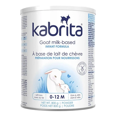 Kabrita Goat Milk Infant Formula, 0-12 mois, 800g