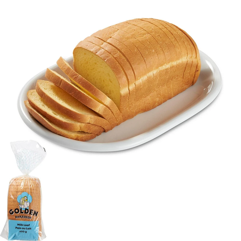 Golden Bakeshop Milk Loaf Bread, 600 g