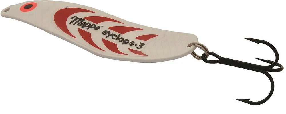 Mepps S3-GLR Syclops Spoon 3-1/4" 1oz Plain Glow/Red