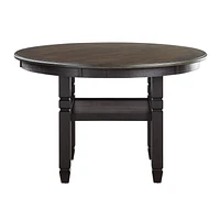 Topline Home Furnishings Round Dining Table