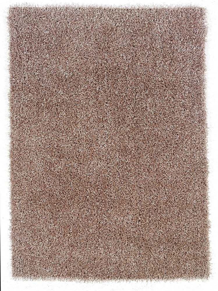 Confetti Shag Champagne 8 ft. x 10 ft. Area Rug