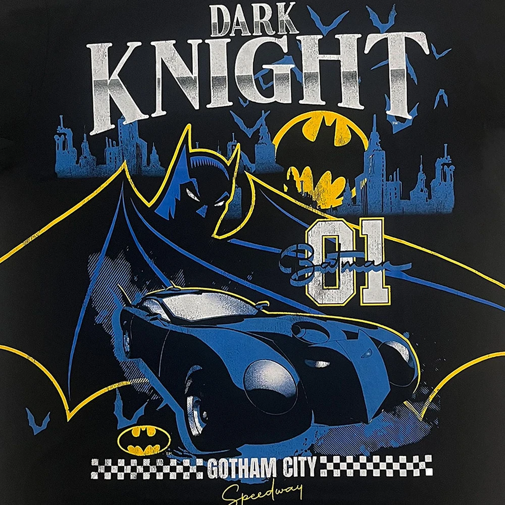 Batman Mens Gotham Speed Short Sleeve Crew