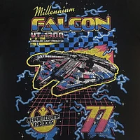 Starwars Mens Falcon Racing Short Sleeve Crew