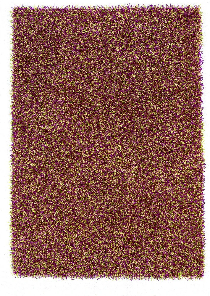 Confetti Shag Pink & Green Mix 8 ft. x 10 ft. Area Rug