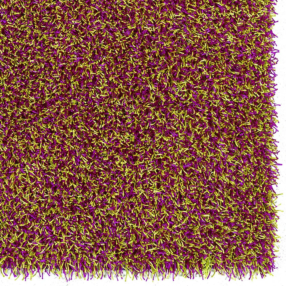 Confetti Shag Pink & Green Mix 8 ft. x 10 ft. Area Rug