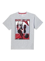 AND1 Mens Extreme Perspective Short Sleeve Graphic Tee