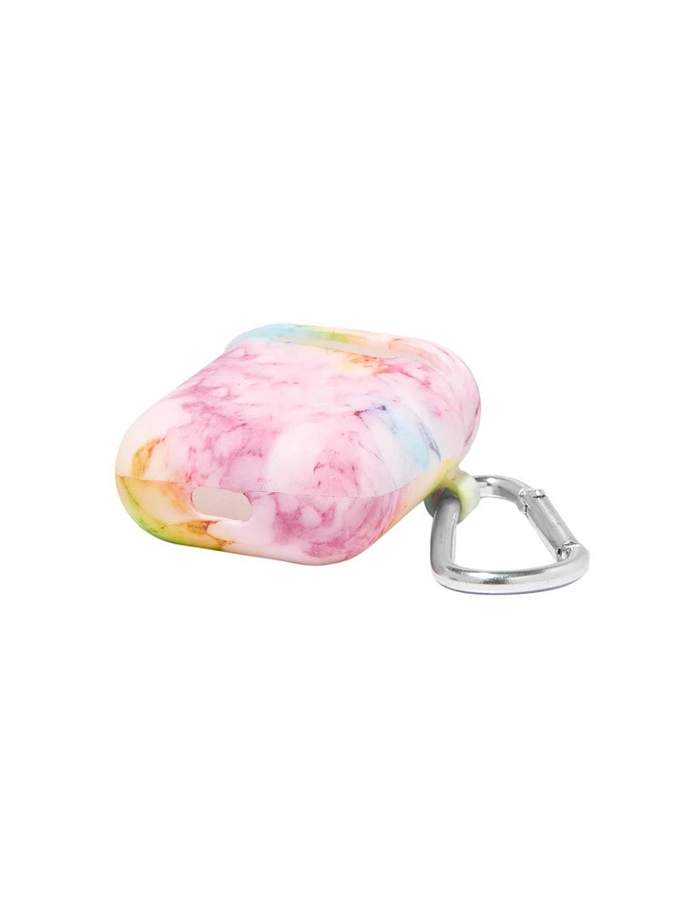 CLAIRES AIRPOD CASE RAINBOW MARBLE