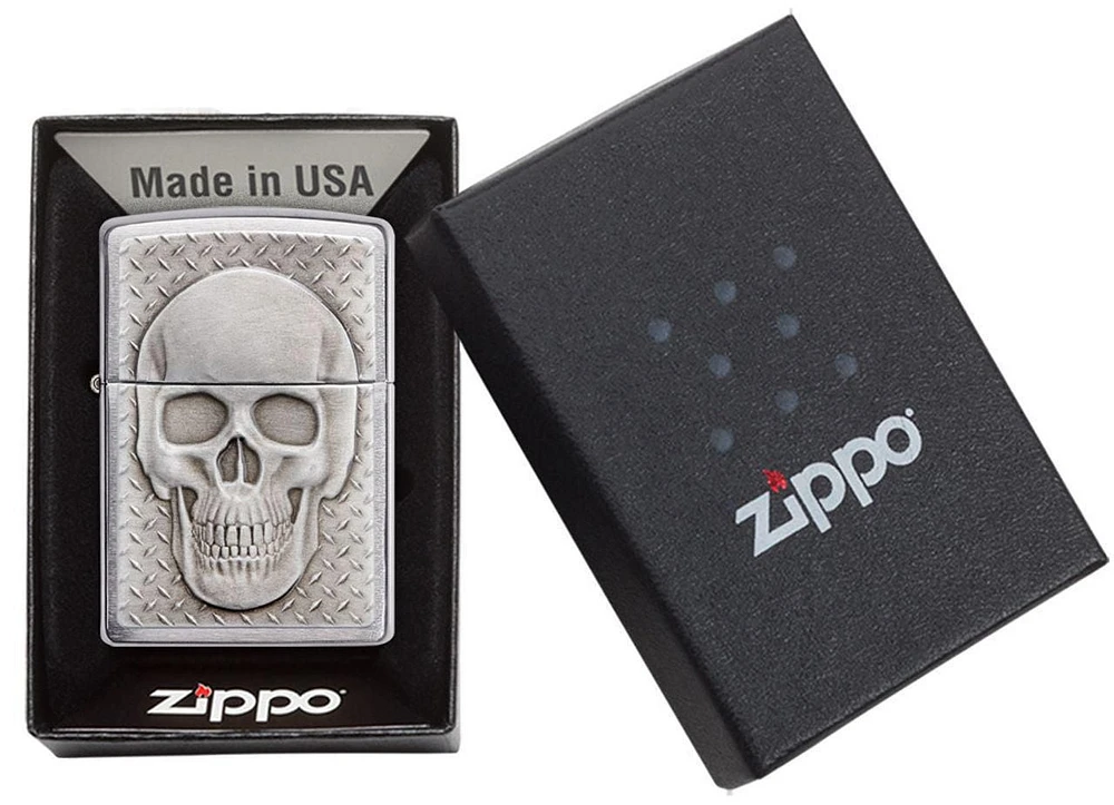 Zippo 200 Skull with Brain Surprise (29818)