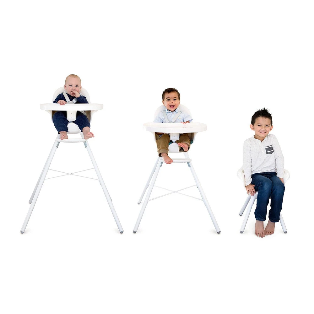 Boon GRUB™ Dishwasher Safe Adjustable Baby High Chair – Converts to Toddler Chair