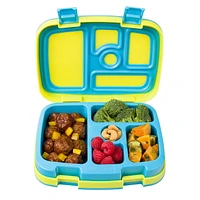 Bentgo® Kids Brights – Leak-Proof, 5-Compartment Bento-Style Kids Lunch Box – Ideal Portion Sizes for Ages 3 to 7 – BPA-Free, Dishwasher Safe, Food-Safe Materials (Citrus Yellow)