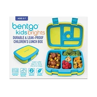 Bentgo® Kids Brights – Leak-Proof, 5-Compartment Bento-Style Kids Lunch Box – Ideal Portion Sizes for Ages 3 to 7 – BPA-Free, Dishwasher Safe, Food-Safe Materials (Citrus Yellow)