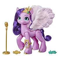 My Little Pony: A New Generation Movie Singing Star Princess Petals - 6-Inch Pink Pony that Sings and Plays Music, Toy for Kids Age 5 and Up