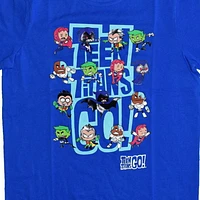 Boys Teen Titans Go! Grid T-Shirt