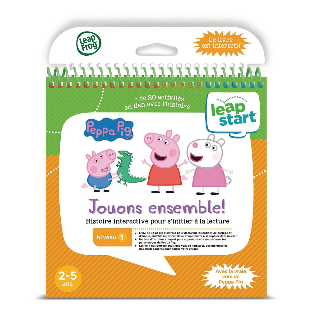 LeapFrog LeapStart Peppa Pig Jouons Ensemble! - Storybook - French Version