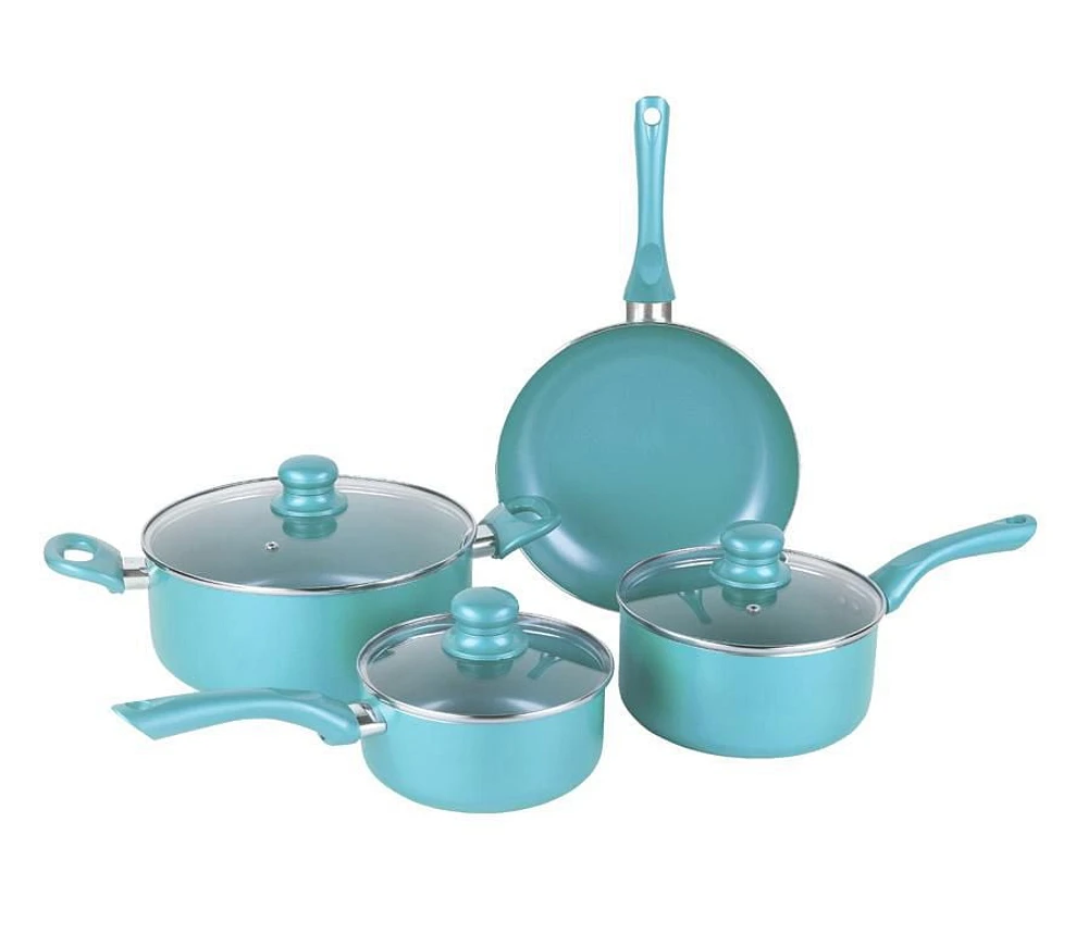 Brentwood 7-Piece Aluminum Non-Stick Cookware Set