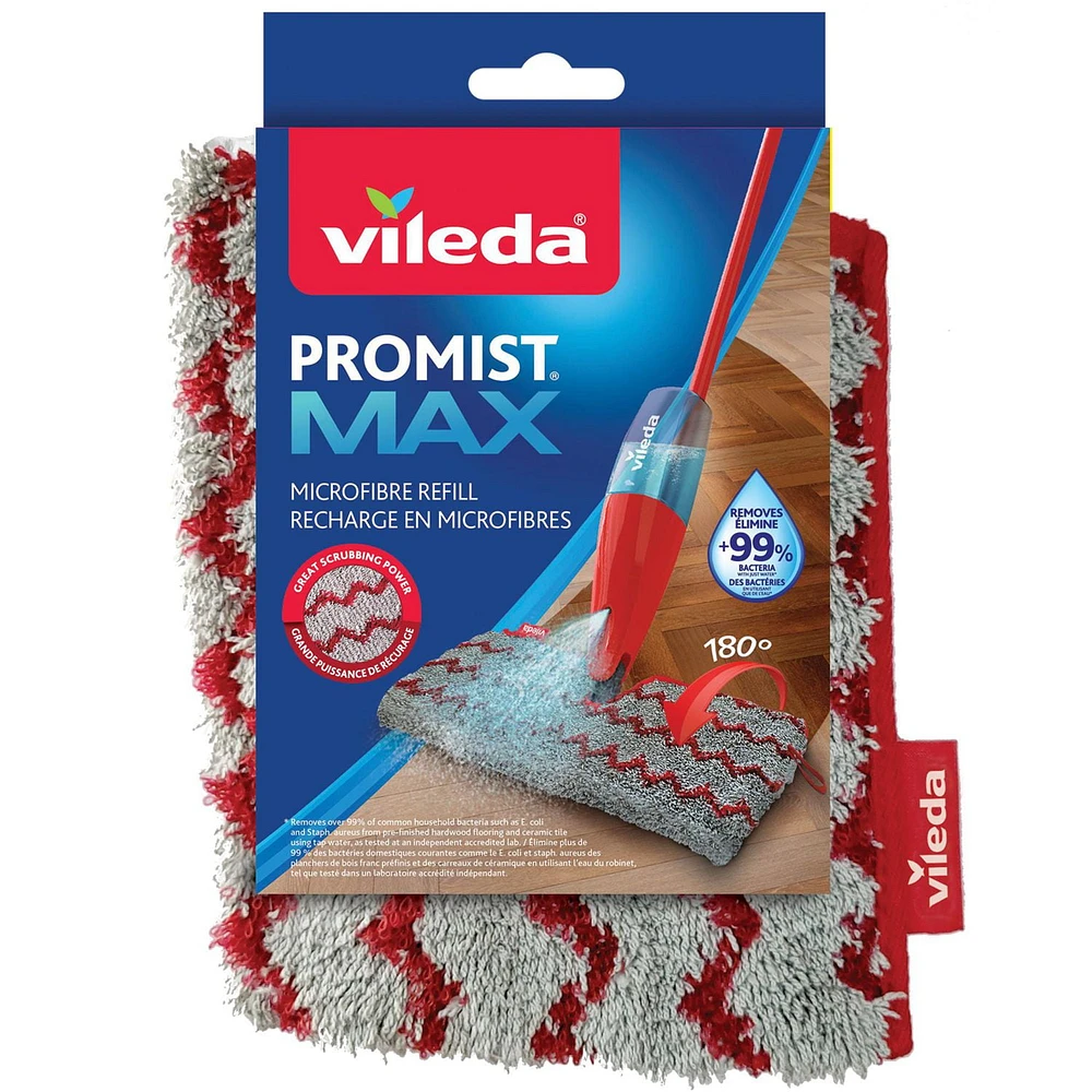 Vileda ProMist Max Scrub Pad Refill - Great scrubbing power, 1 Piece