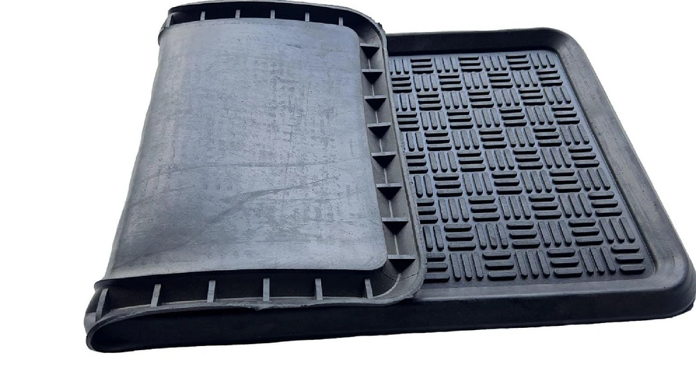 Boot Tray Rubber Mat, Black – 16 Inch x 32 Inch, Durable and Waterproof for Indoor/Outdoor Use