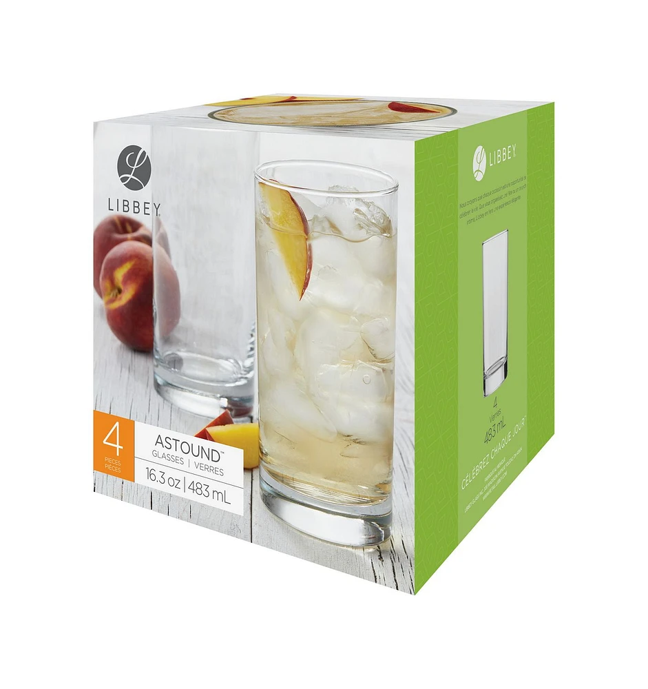 Libbey Astound Cooler Glass, 4 piece