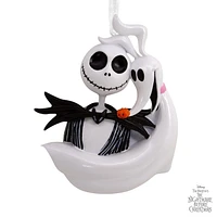 Hallmark Christmas Ornament (Disney Tim Burton's The Nightmare Before Christmas Jack Skellington and Zero)