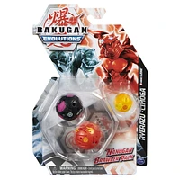 Bakugan Evolutions Nanogan Brawl Pack with 2 Bakugan (Ryerazu and Cimoga), Sledge Nanogan, BakuCores, Collectible Bakugan Cards and Gate Cards, Kids Toys for Boys Ages 6 and Up