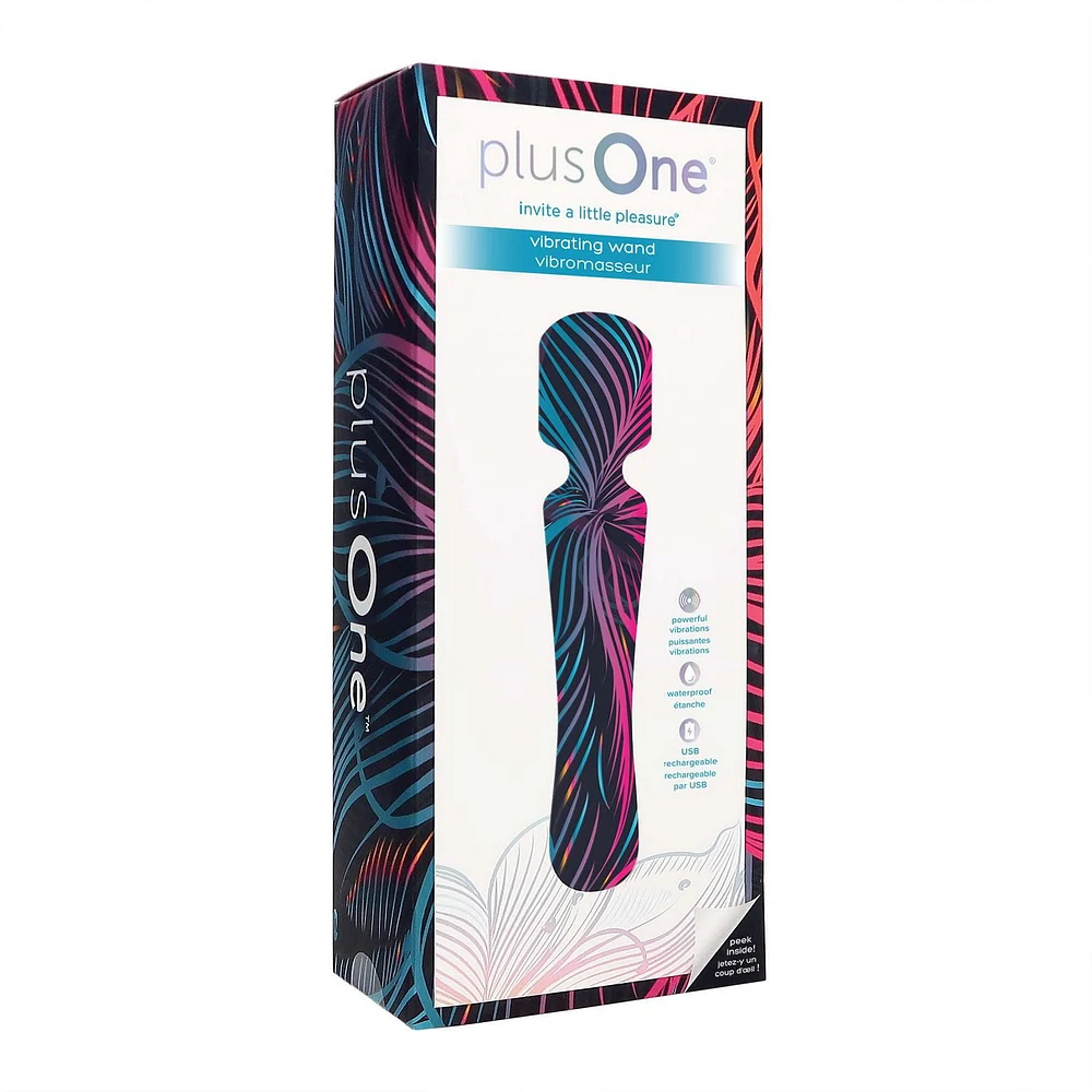 plusOne Vibrating Wand Massager, A compact, yet powerful vibrator