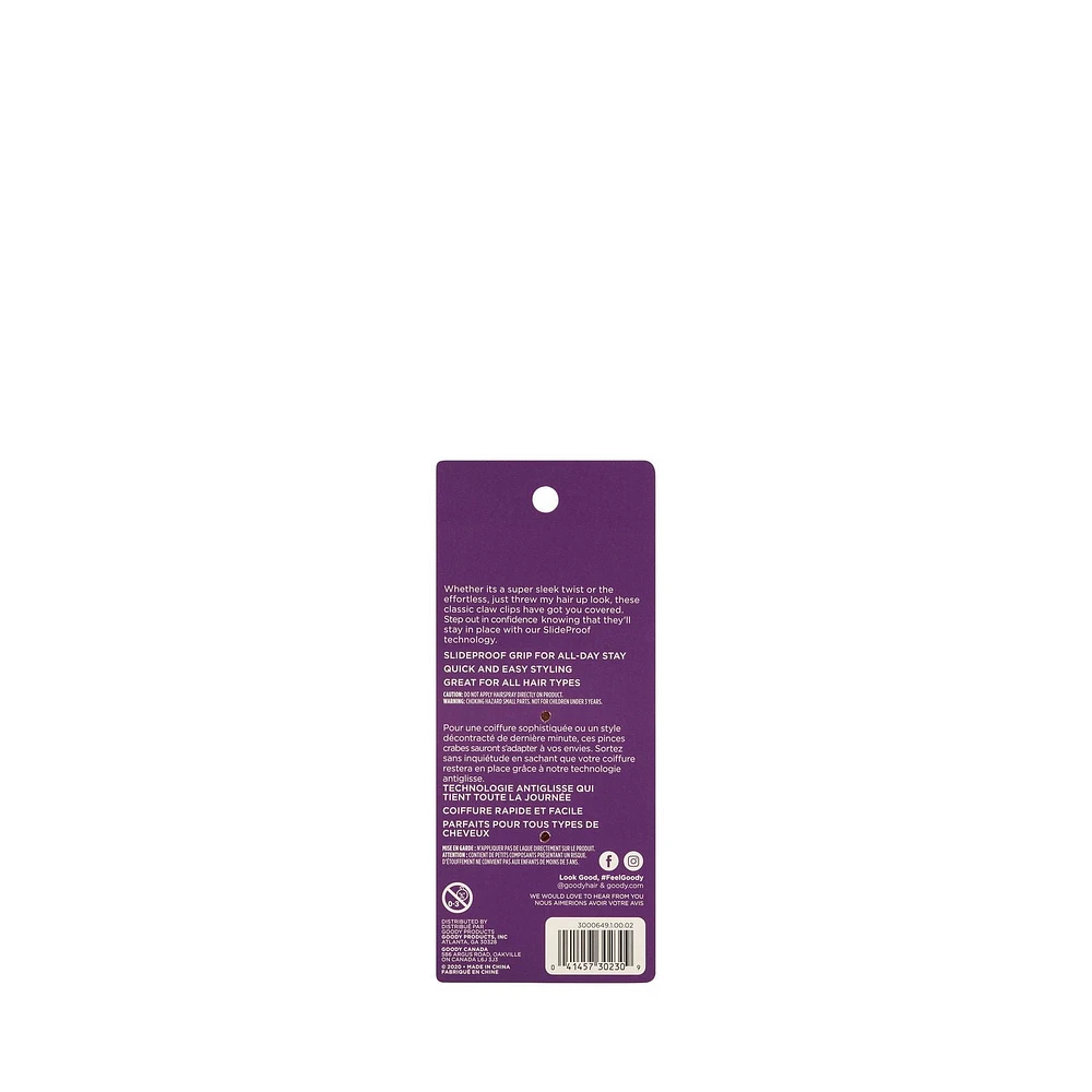 Goody Classics Spider Claw Clip - pince à cheveux - marron - 1 Ct Pince Goody