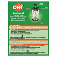 OFF! Backyard Insect and Mosquito Repellent Lamp, 1 Lamp and 1 Diffuser