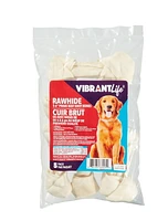 Vibrant Life Rawhide Knot Bone, Vibrant Life 5" RH Knot, 5Pk