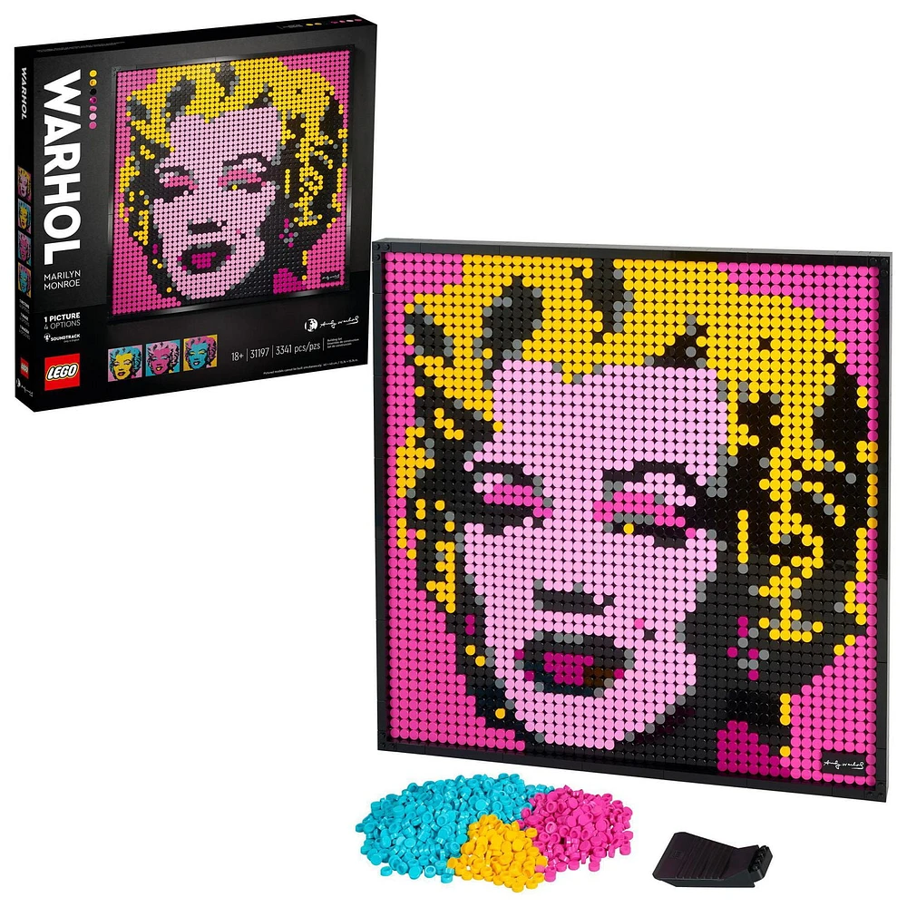 LEGO Art Andy Warhol’s Marilyn Monroe 31197 Toy Building Kit (3,332 Pieces)