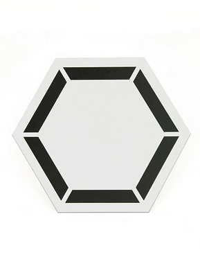 FloorPops Coltrane Peel and Stick Hexagon Floor Tiles Set of 20