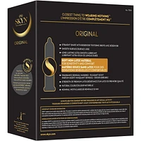SKYN Préservatifs originaux, sans latex, sensation naturelle avec la technologie Skynfeel ™ boîte de 24