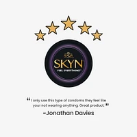 SKYN ORIGINAL Condoms, Non-Latex, Natural feel with SKYNFEEL ™ technology, 24 Count Box