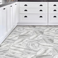 FloorPops Polished Peel and Stick Floor Tiles set of 20