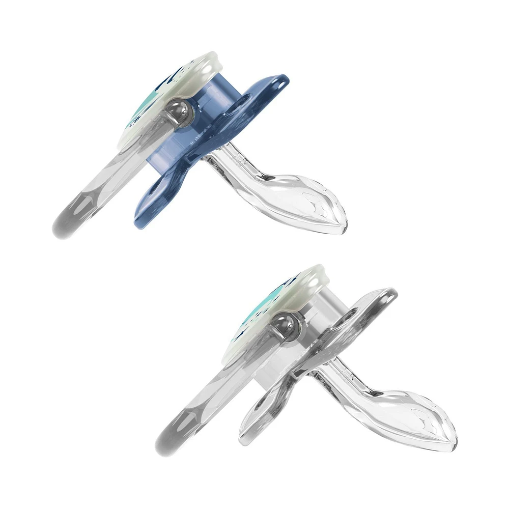 Tétines fluorescentes PreVent™ de Dr. Brown’s® 6-18 mois bleu