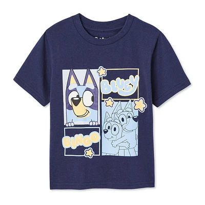 Bluey Toddler Boys' Short Sleeve Tee, Sizes 2T-5T