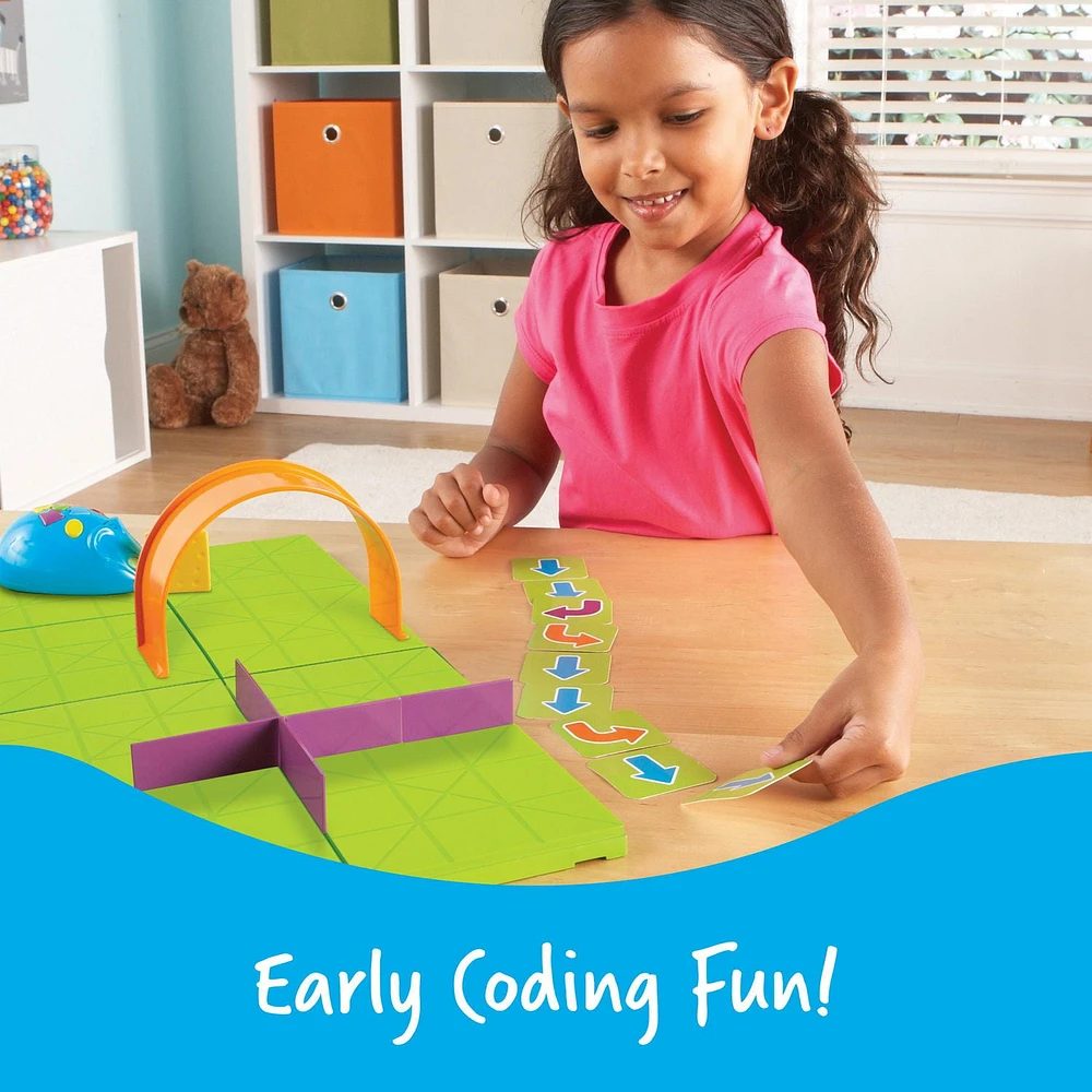 Learning Resources Code & Go Robot Mouse Activity Set, Screen-Free Early Coding Toy For Kids, Interactive STEM Coding Pet, Programs up to 40 Steps, 83 Pieces, Ages 4+