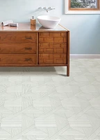 FloorPops Frey Neutral Peel and Stick Floor Tiles Set of 20