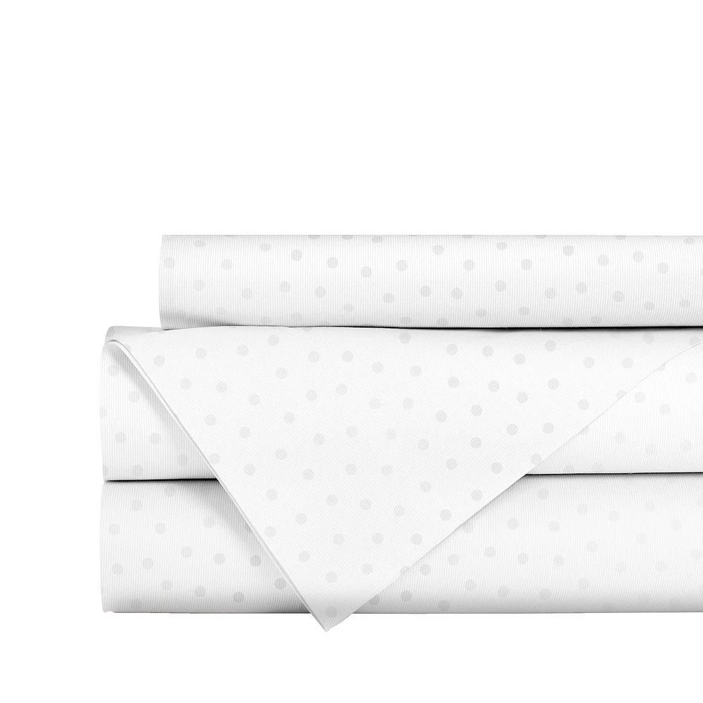 Johnson Home 300 Thread Count Jacquard Cotton Sheet Set