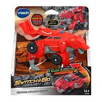 VTech Switch & Go Wolf Fire Chief Transforming Dinosaur to Vehicle Toy - French Version