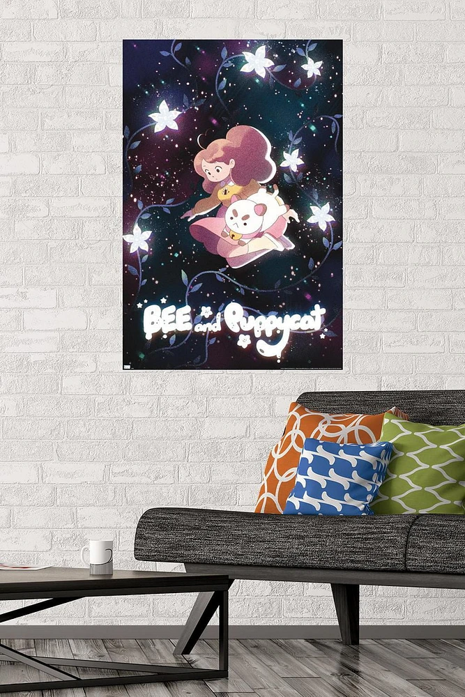 Bee And Puppycat - Space Flowers Key Art Wall Poster