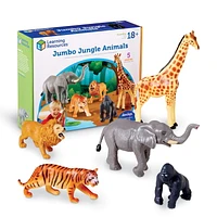 Learning Resources Jumbo Jungle Animals, Preschool Learning Toy, Boys Girls, Ages 18 months+