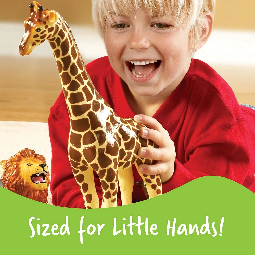 Learning Resources Jumbo Jungle Animals, Preschool Learning Toy, Boys Girls, Ages 18 months+