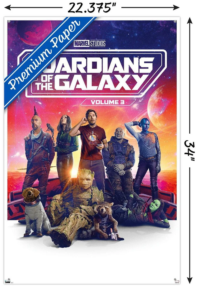 Marvel Guardians of the Galaxy Vol 3 - One Sheet Wall Poster