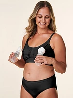 Basics by Bravado Women's 2-in-1 Pumping and Nursing Bra, Sizes S-XXL