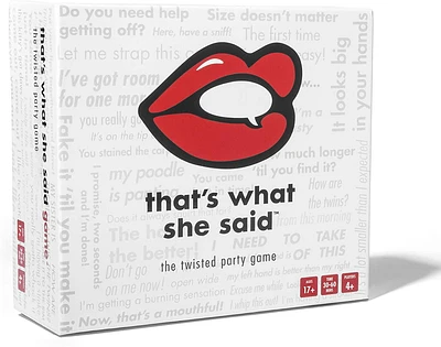 Kroeger That's What She Said The Party Game of Twisted Innuendos