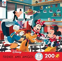 Ceaco Disney Friends 200-Piece Puzzle Disney Diner