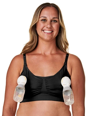 Basics by Bravado Women's 2-in-1 Pumping and Nursing Bra, Sizes S-XXL